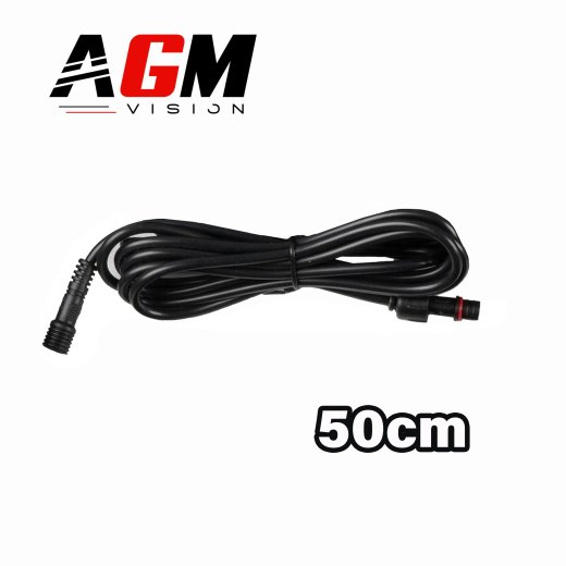 Prolunga elettrica a 3 poli, 50 cm per striscia LED RGB sotto il telaio dell'auto