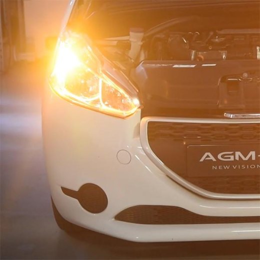 Front indicator LED bulb pack Peugeot 208 phase 1 (2012 to 2015)