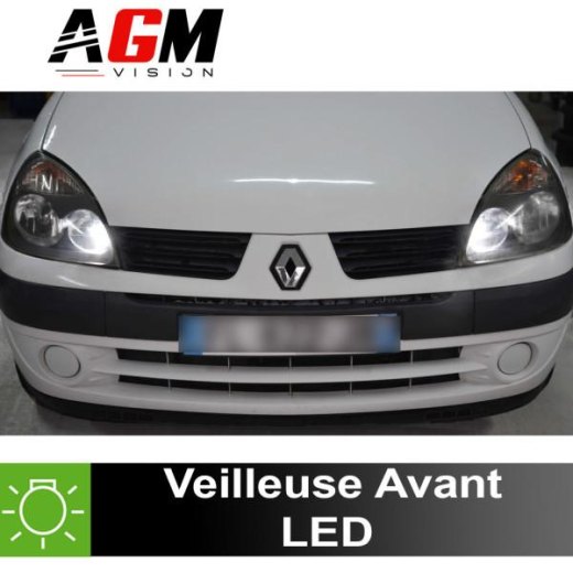 PACCHETTO LED Luci di posizione anteriori Renault Clio 2 dal 1998 al 2012