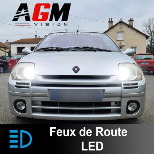 ルノー クリオ2 1998年～2012年用 LEDハイビームパック（レンズ付きヘッドライト対応）