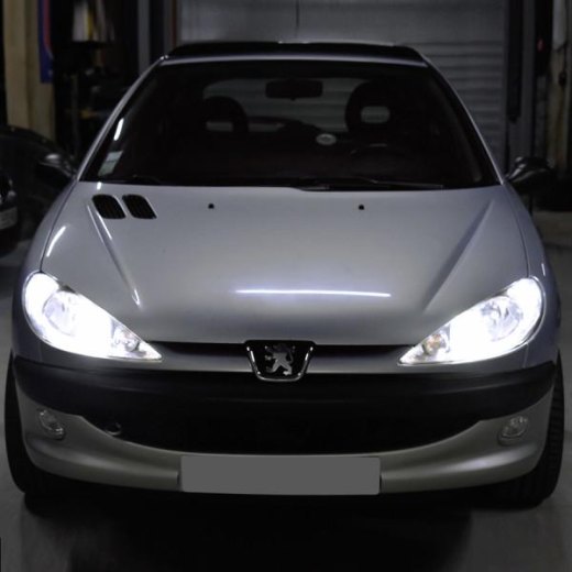 Kit LED anabbaglianti & abbaglianti Peugeot 206 (1998 a 2009) - con lampadina H4