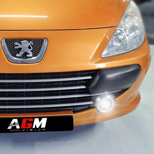 LED Fog Light Pack Peugeot 307 from 2000 to 2009 (With H11 Bulb)