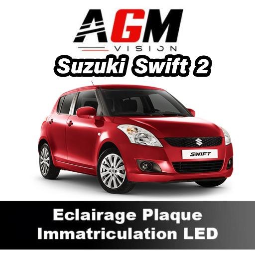 PACCHETTO LED Illuminazione Targa Suzuki Swift 2 dal 2004 al 2010
