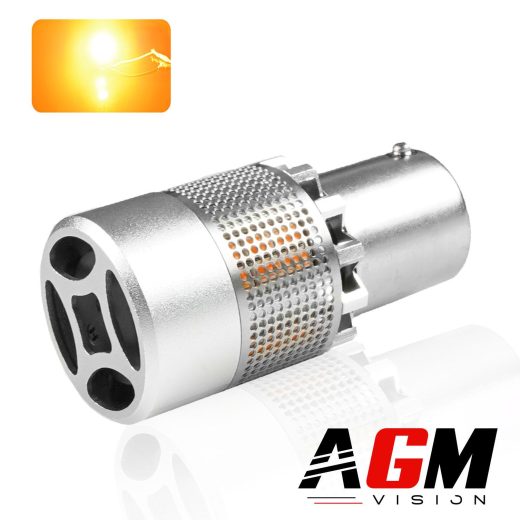 LEDバルブ PY21W-BAU15S クローム効果（オレンジ）