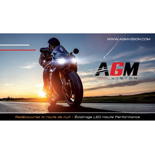 Affiche Éclairage LED MOTO (80 x 45 cm)