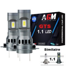 Kit ampoules LED H7 GTS 1.1 slim ventilé