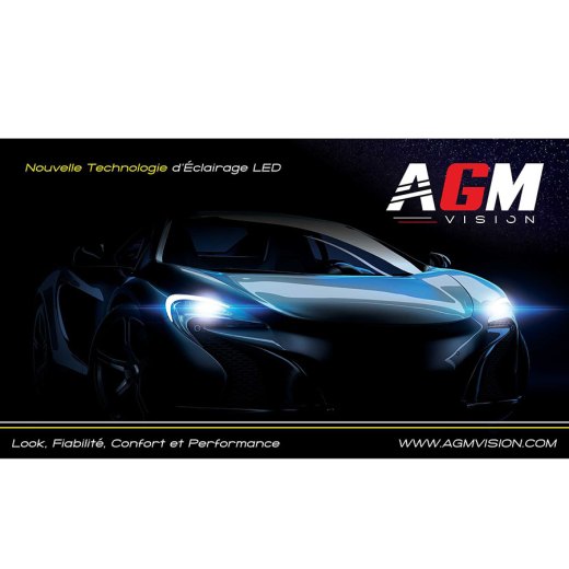 Cartello Illuminazione LED AUTO (80 x 45 cm)