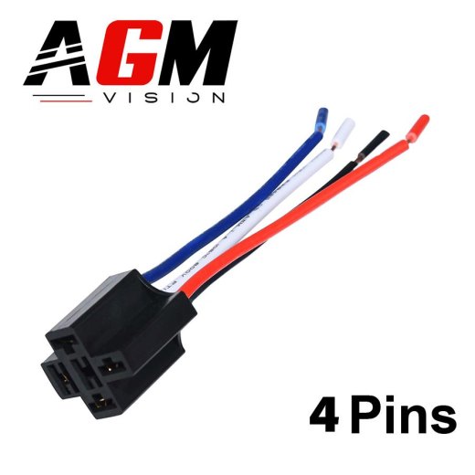 Connecteur femelle pour relais 4 broches