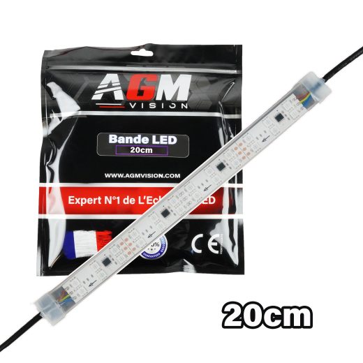 Bande LED Double Rangée 20 cm pour néon X-Trem sous châssis de voiture