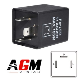 Imagem de Relé / Central de pisca Led Tipo 6
