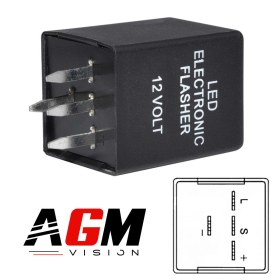 Imagem de Relé / Central de pisca Led Tipo 8