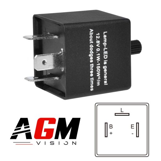 周波数調整付きLEDフラッシャーリレー – タイプ2