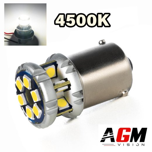 ミニウルトラパワーLEDバルブ R5W-R10W ウォームホワイト 4500K