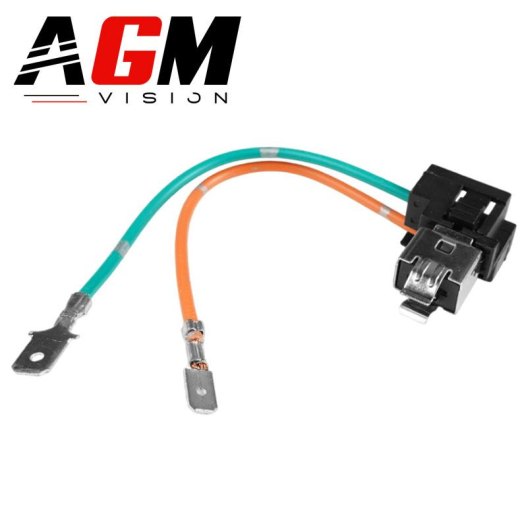 Conector fêmea para lâmpada H1 com massa integrada