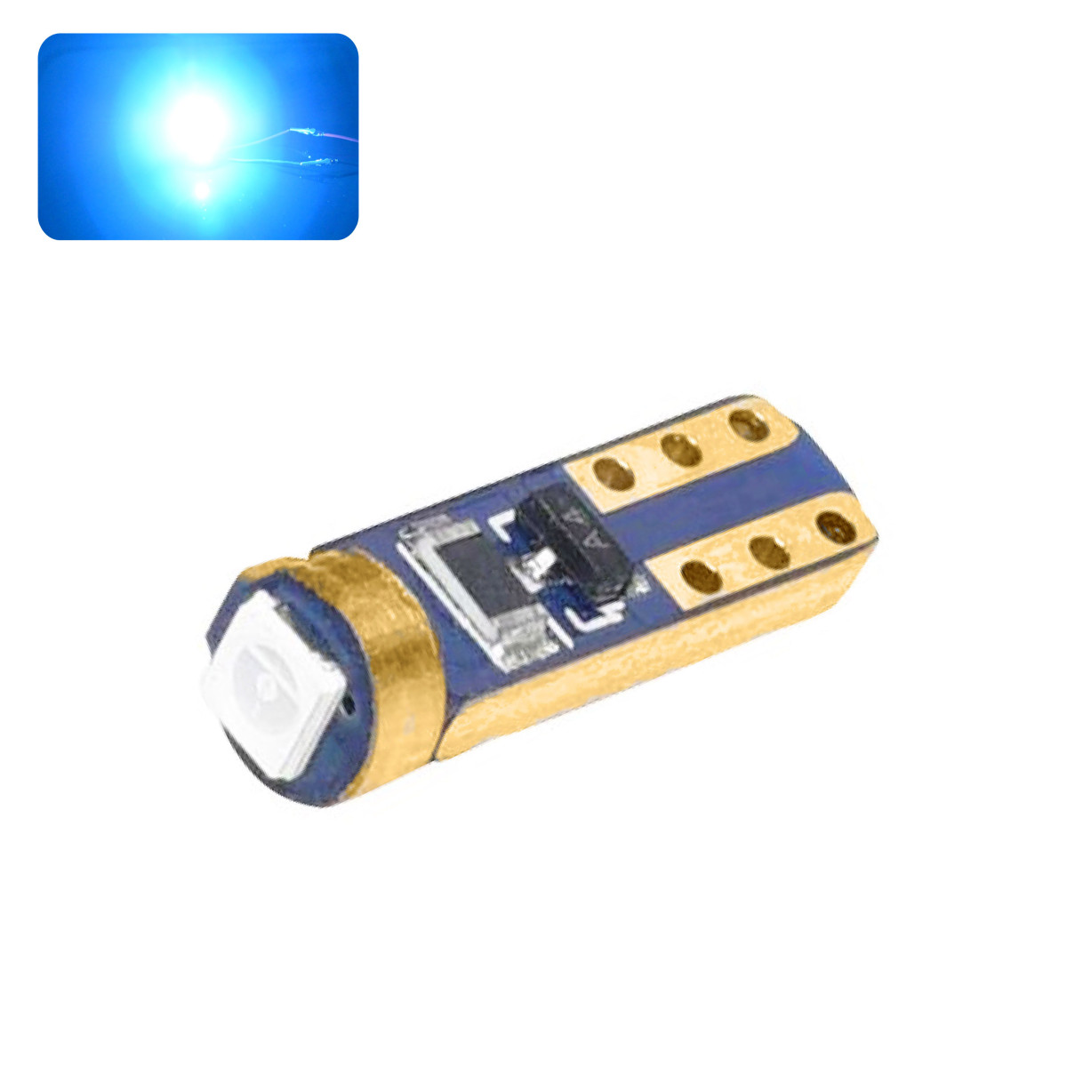 Ampoule LED T5-W1,2W ROYAL (Bleu)