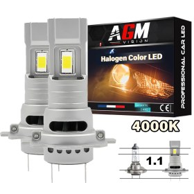 Kit ampoules LED H7 GTS Vintage - Halogen Color 4000K- Ventilé