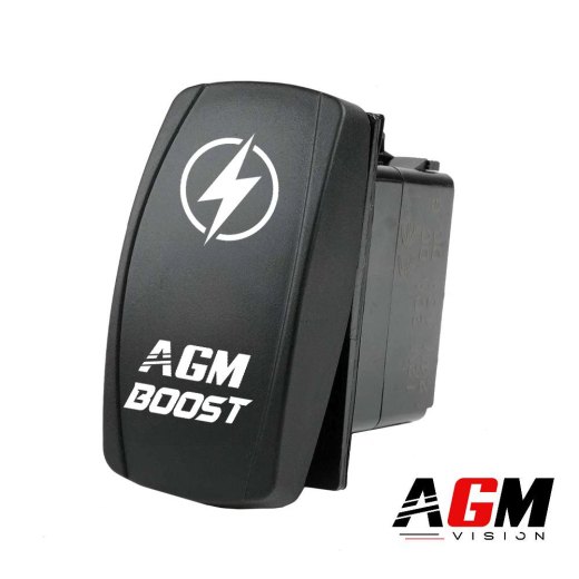 Botão interruptor AGM BOOST Barras LED (Com iluminação)