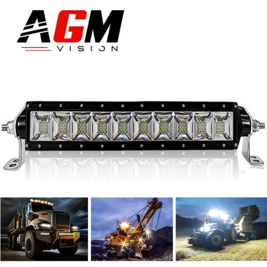 Barra LED 2 file extra larga 56 cm - Macchina agricola & mezzo da cantiere