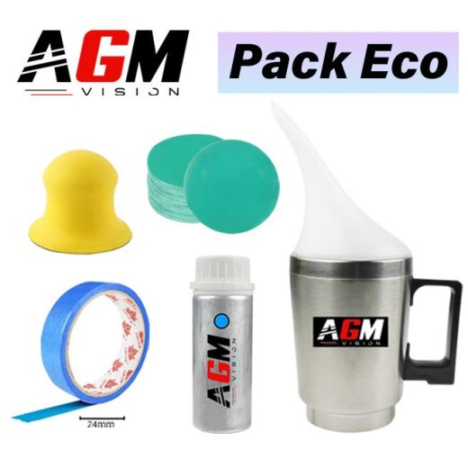 ヘッドライトリノベーターキット スチーム STD 4H - エコノミーバージョン - ハンドパッド