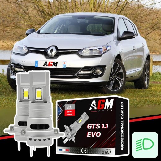 ルノー メガーヌ3用 LED ロービームキット