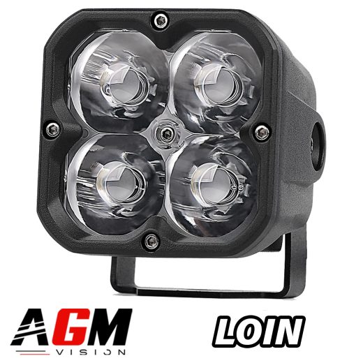 PHARE LED QUADRA TECH LONGUE PORTÉE 20W