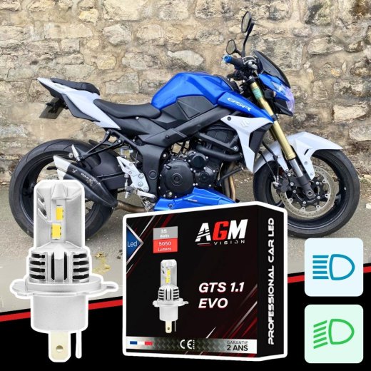 Bombilla LED luz de cruce / carretera para Suzuki GSR 750