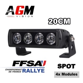 BARRE LED RALLYE MOTO DARK - 20cm, Spot