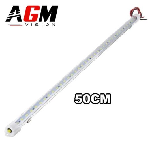 Regleta LED Interior 50 cm – Iluminación Blanca 6000K 12V para Furgoneta, Vehículo Comercial y Autocaravana