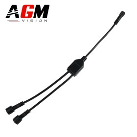 Rallonge en Y pour Bande LED RGB sous châssis de Voiture – Connecteur 3 Broches 30 cm