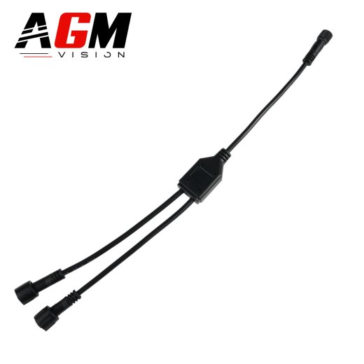 車のシャーシ下用RGB LEDテープ用Y字延長ケーブル – 3ピンコネクター 30cm