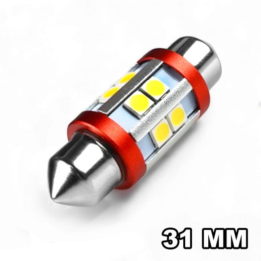 Navette LED C10W 31MM ULTRA WIDE – Difusión 230° | 12V (Blanco)