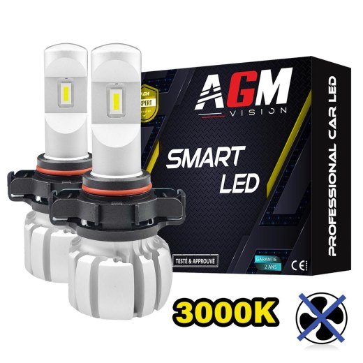 Kit Ampoules LED PSX24W SMART - Jaune 3000K