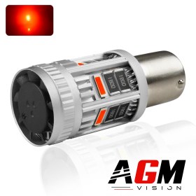 Image de Ampoule LED P21/5W-BAY15D - Luxoa Super Canbus - Rouge