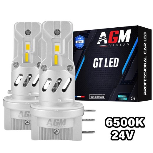 Kit Lampadine LED H15 GT - BIANCO 6500K– Speciale Camion & Veicoli Pesanti (24V a 48V)