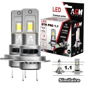 Imagen de Kit bombillas LED H7 GTR PRO 1.1 70W - Ventilado