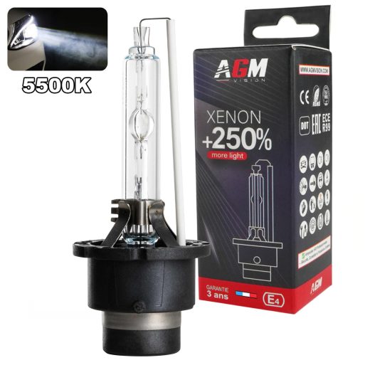 キセノンバルブ D2S 5500K - オプティマムホワイト +250%