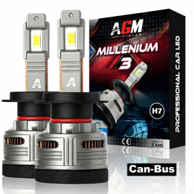 Image de Kit ampoules LED H7 Millenium 3 Ultra Can-bus -V2