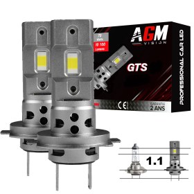 Image de Kit d'ampoules LED H7 GTS 12V - Ventilé