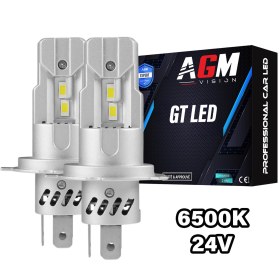 Image de Kit Ampoules LED H4 GT - BLANC 6500K - 24 Volts
