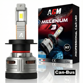 Image de Ampoule LED H7 Millenium 3 Ultra Can-bus - V2
