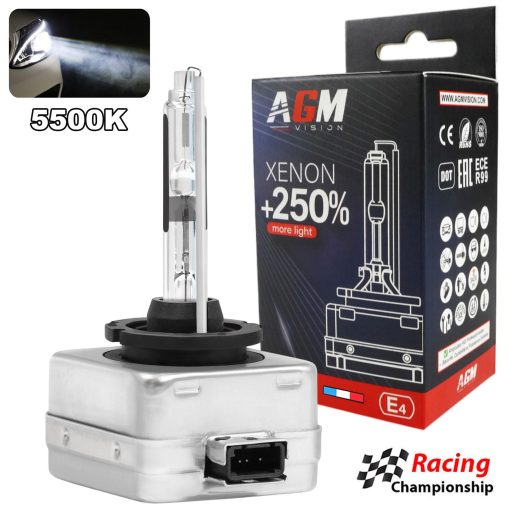 Ampoule Xénon D3R 5500K - Optimum White +250%