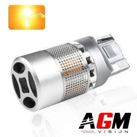Bild von LED-Lampe WY21W 7440 Chrom-Effekt (orange)