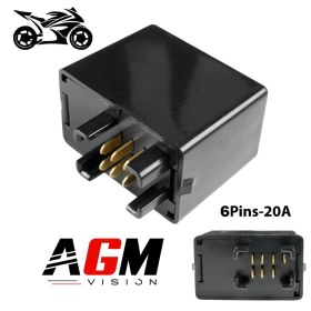 Afbeelding van LED relais / knipperlichtcentrale voor motorfiets - 6 pinnen - MT4 SUZUKI
