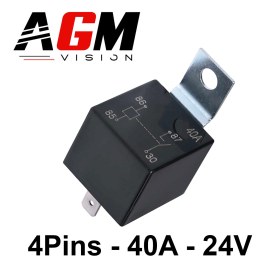 ユニバーサルリレー 4ピン 40A 24Vの画像