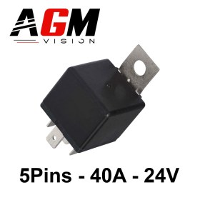 ユニバーサルリレー 5ピン、40A、24Vの画像