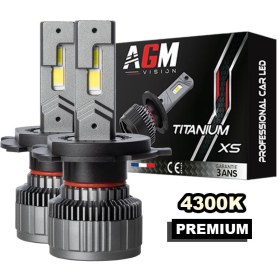 Bild von LED-Lampenkit H4 TITANIUM XS warmweiß 4300K