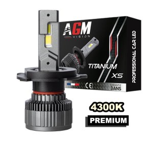 Image de Ampoule LED H4 TITANIUM XS - Blanc chaud 4000K