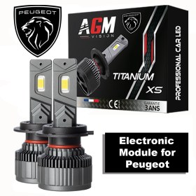 Imagem de Kit lâmpadas H7 LED Titanium XS - V2 - Especial Peugeot