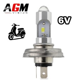 Afbeelding van LED-lamp R2 P45T 6V Dual Tech specifiek AC-DC - Wit 6000K