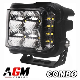 Afbeelding van Vierkante LED-schijnwerper 52W Hyper Side – Combo- of Flood-versie